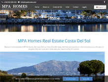 Tablet Screenshot of mpahomes.com